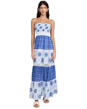 Temptation Positano Amalfi Dress - Blue