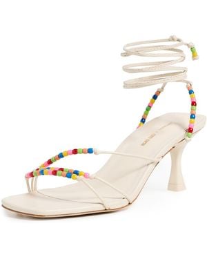 Larroude X Ciao Lucia Eloisa Sandals - White