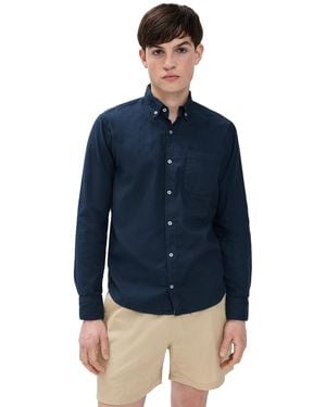 Save Khaki Triple Needle Oxford Shirt - Blue