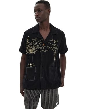 Tombolo 'Big Brut' Cabana Shirt - Black