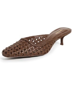 Larroude Amal Macrame Heels - Multicolor