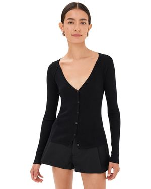 Jonathan Simkhai Darlene Cardigan - Black