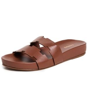 Kaanas Alexandria Geo Ladder Pool Slides - Brown