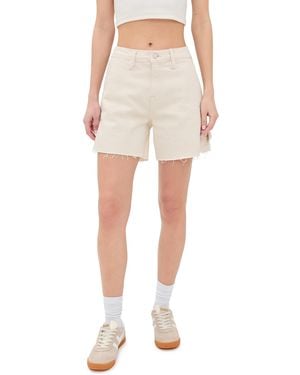 GOOD AMERICAN Good 90S Long Shorts - Natural