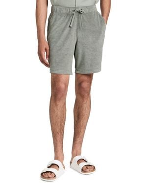 Onia Towel Terry Pull-On Shorts 7.75 - Multicolour