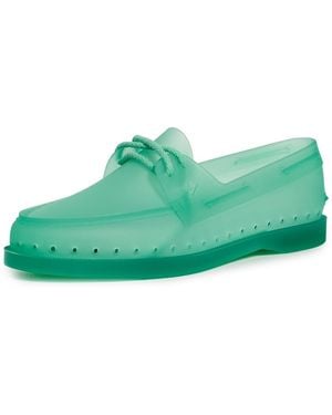 Sperry Top-Sider X Monse Authentic Original Jelly Boat Shoes - Green