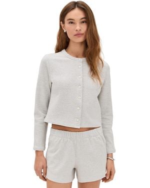 Alex Mill Coco Sport Cardigan - White