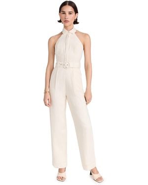 Hevron Amara Jumpsuit - White