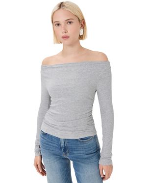 Le Bos Scarlet Off Shoulder Top - White