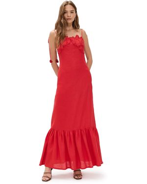ANDRES OTALORA Poema Eterno Dress - Red