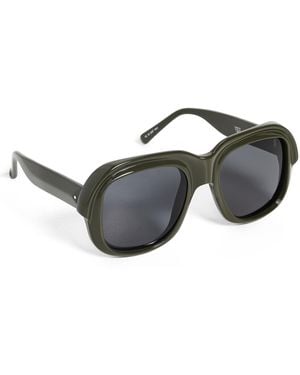 Dries Van Noten Round Sunglasses - Black