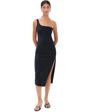 Coperni Asymmetric Dress - Black