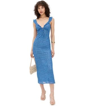 RESA Goldie Midi Dress - Blue