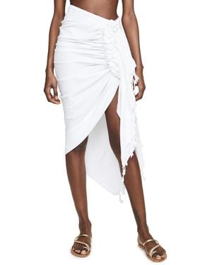 JBQ Tulum Cover Up Skirt - White