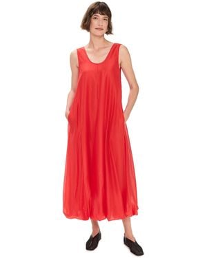 MEIMEIJ Long Balloon Dress - Red