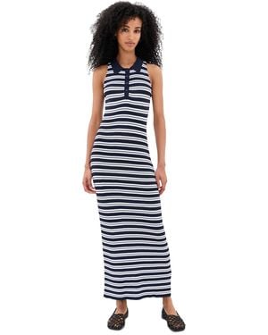 Rowing Blazers Halter Polo Maxi Dress - Blue