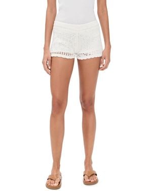 Bailey Rose Mini Shorts - White