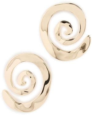 Ettika Aura Swirl Earrings - Metallic