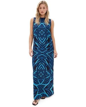 87Origins Kaleidoscope Dress - Blue