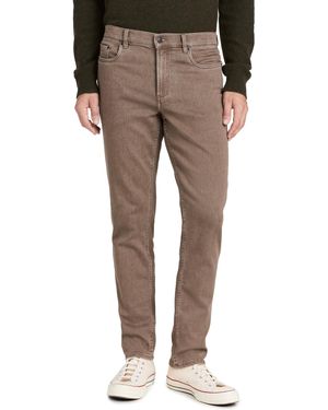 Faherty Stretch Terry 5 Pocket Jeans - Natural