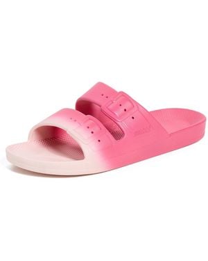 FREEDOM MOSES Ombre Slides - Pink