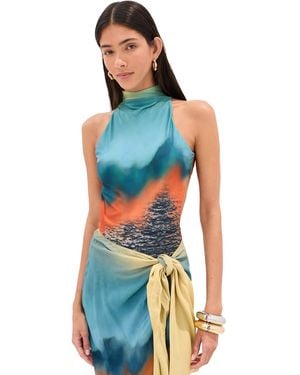 Silvia Tcherassi Adina Bodysuit - Blue