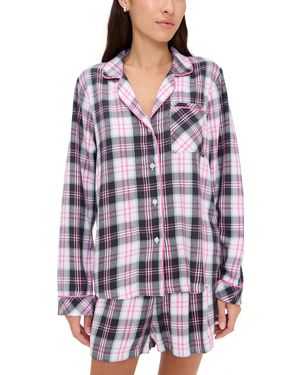 Stripe & Stare Ecovero Pajama Top - Multicolor