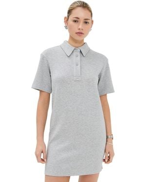 Le Bos Solene Polo Mini Dress - Gray