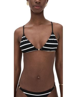 Anine Bing Bellamy Bikini Top - Black