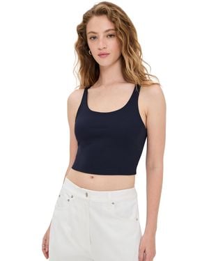 Susana Monaco Scoop Front Tank Top - Blue