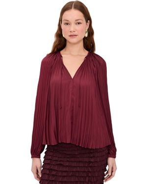 Ulla Johnson Electra Blouse - Red