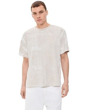 Agolde Asha Mock Neck Tee - White