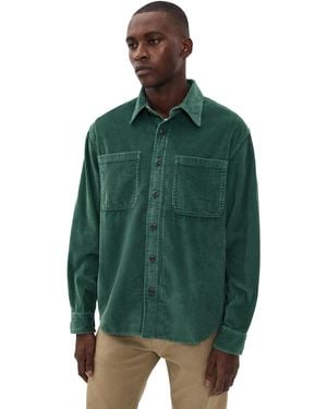 Filson 6-Wale Corduroy Shirt - Green