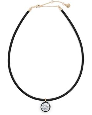 BaubleBar Lindsey Crystal Collar Necklace - Black