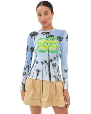 MERYLL ROGGE Fitted T-Shirt - Blue