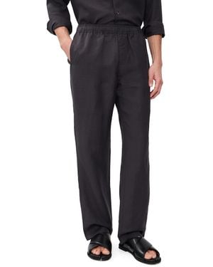 AUTO-REPLY Linen Pants - Black