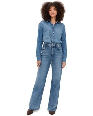 Ba&sh Bloom Jumpsuit - Blue