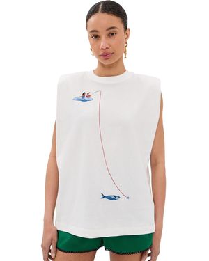 FARM Rio Fishing Dreams Tank Top - White