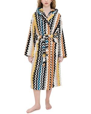 Missoni Best Hooded Bathrobe - Black