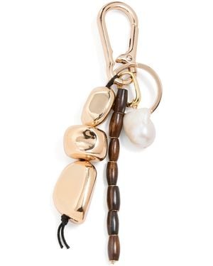 Shashi Bag Charm Keychain - Metallic