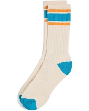 Ivy Ellis The Marino Crew Socks - Blue