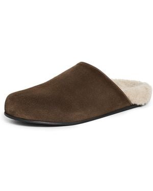 Jenni Kayne Shearling Ashby Clogs - Brown