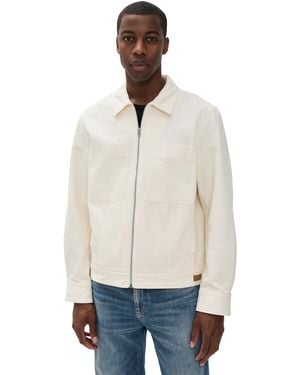 Rag & Bone Simon Denim Garage Jacket - Natural