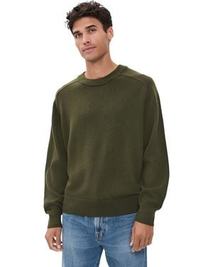 Alex Mill Crewneck Boxy Sweater - Green