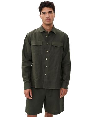 De Bonne Facture Two Pocket Overshirt - Black