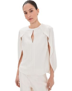Jonathan Simkhai Lauren Cape Top - Natural