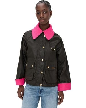 Barbour Icons Spey Wax Jacket - Red