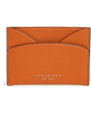 Tory Burch Romy Flat Card Case - White