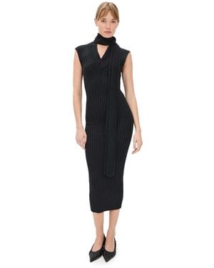 AISLING CAMPS Scarf Dress - Black