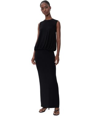 Norma Kamali Babydoll Gown - Black